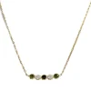 Collier d'occasion or 750 jaune zirconias