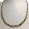 Collier d'occasion 3 ors 750  maille torsadee 46cm