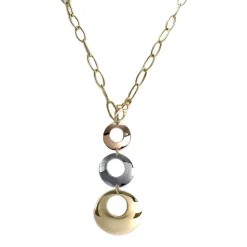 Collier d'occasion 3 ors 750 maille forçat