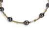 Collier d'occasion or 750 2 tons perle de tahiti