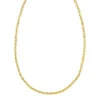 COLLIER en or jaune 375 maille torsadée 45cm