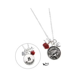 Collier laiton rhodié capricorne
