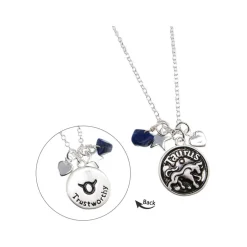Collier laiton rhodié taureau