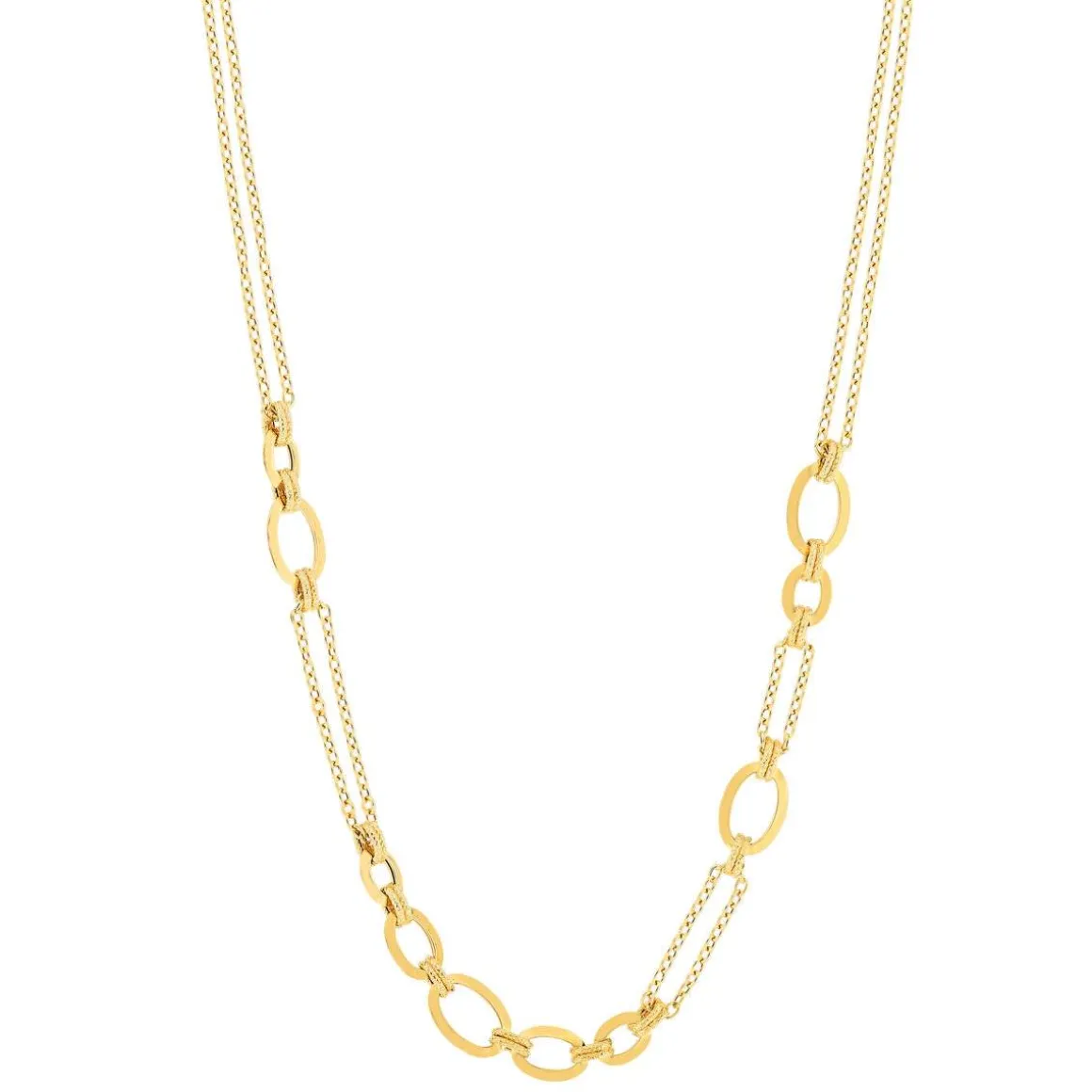 Collier or jaune 750