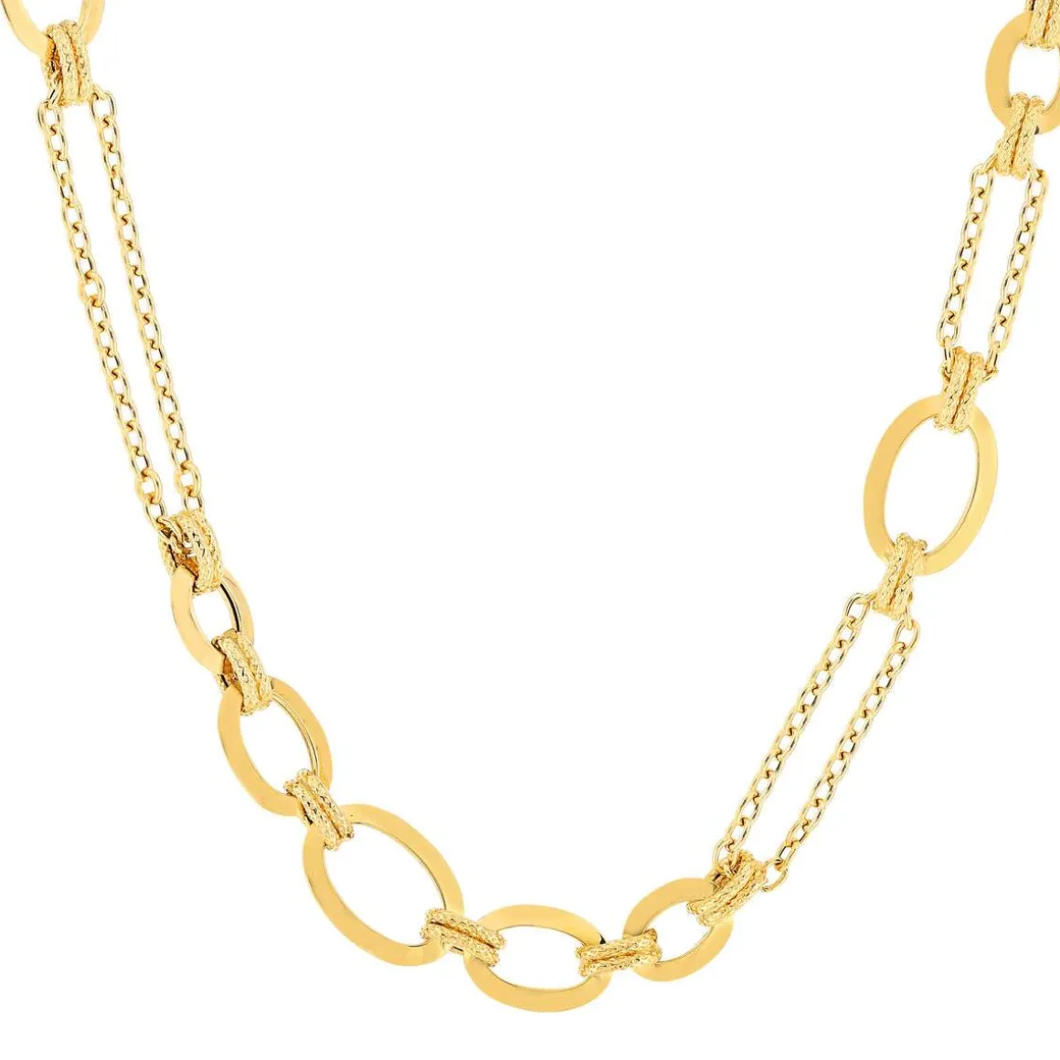 Collier or jaune 750