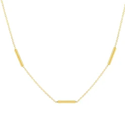 Collier or 375 jaune