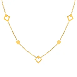 Collier or 375 jaune
