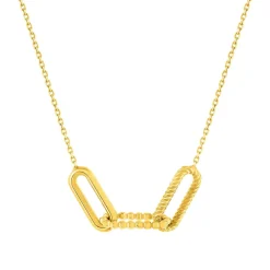 Collier or 375 jaune 45cm