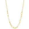 Collier or jaune 375 45cm