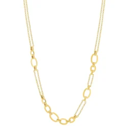 Collier or jaune 375 45cm