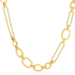 Collier or jaune 375 45cm