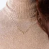 Collier or 375 jaune 45 cm