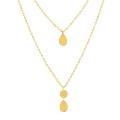 Collier or 750 jaune 45cm