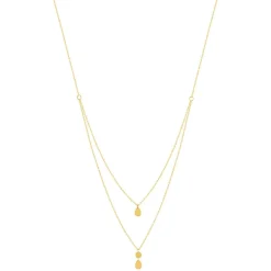 Collier or 750 jaune 45cm