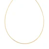 Collier or 375 jaune maille oméga 42 cm