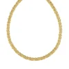 Collier or 375 jaune maille royale 42cm