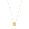 Collier or 375 jaune médaille 42 cm