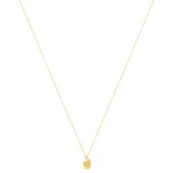 Collier or 375 jaune perle de culture 45cm