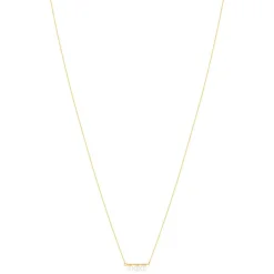 Collier or jaune 375 perles de culture de chine 42 cm