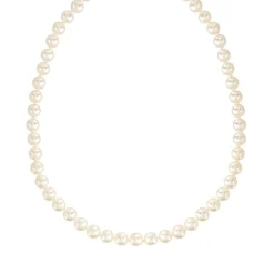 Collier or 750 jaune perles de culture du Japon 45cm