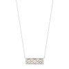 Collier 2 ors 750 diamant 0.1 ct