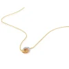 Collier 3 ors 375 diamants 42 cm