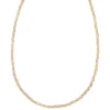 Collier 3 ors 375 tressé 42 cm