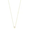 Collier or 375 2 tons diamant 42 cm