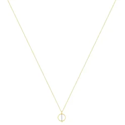 Collier or 375 2 tons diamants, 45 cm