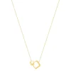 Collier plaqué or 45cm