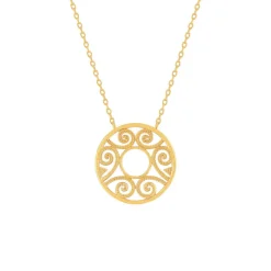 Collier plaqué or 45 cm