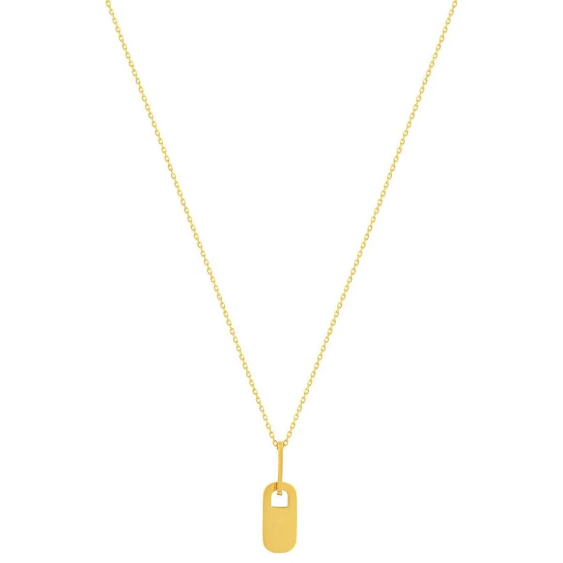 Collier plaqué or 45cm