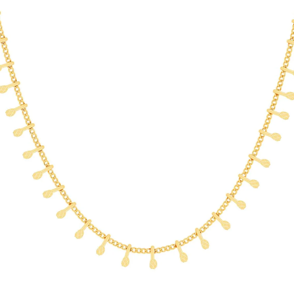 Collier plaqué or 38 à 42 cm