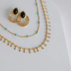 Collier plaqué or 38 à 42 cm