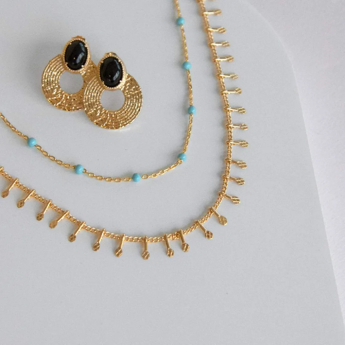 Collier plaqué or 38 à 42 cm