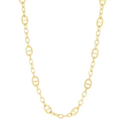 Collier plaqué or jaune 45cm