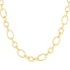 Collier plaqué or jaune 42cm
