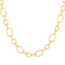 Collier plaqué or jaune 42cm