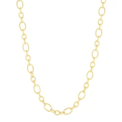 Collier plaqué or jaune 42cm