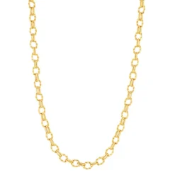 Collier plaqué or jaune 45cm