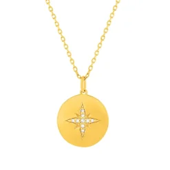 Collier plaqué or jaune zirconias 48cm