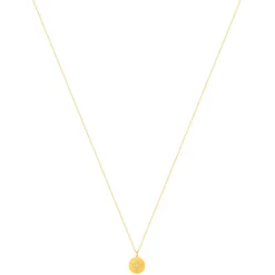Collier plaqué or jaune zirconias 48cm