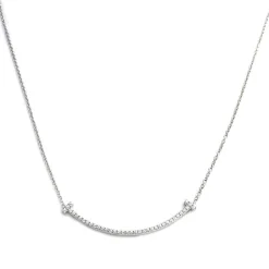 Collier Tiffany & Co d'occasion or 750 blanc diamants