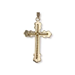 Croix d'occasion or 750 jaune