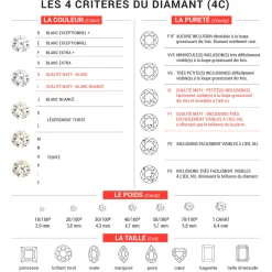 Croix or 375 2 tons diamant