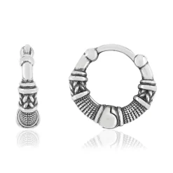 Créole à l'unité argent 925