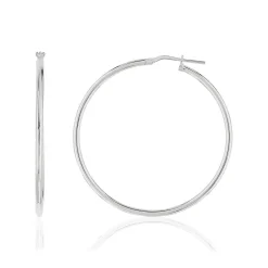 Créoles argent 925 43.7 mm