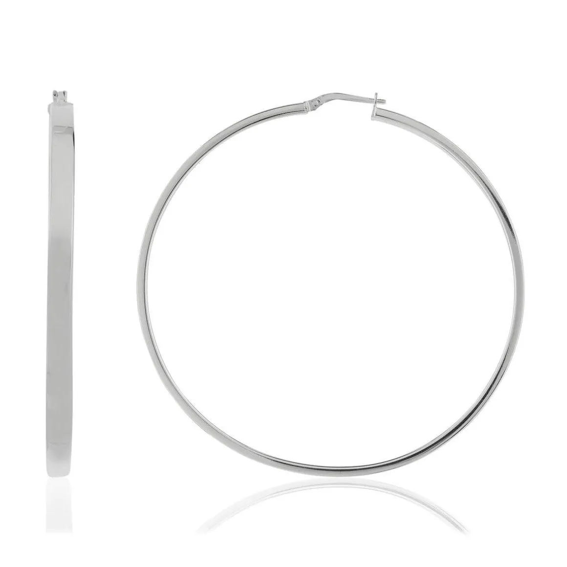 Créoles argent 925 64 mm