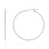 Créoles argent 925 torsadées 45 mm