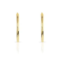 Créoles or 750 jaune 30 mm